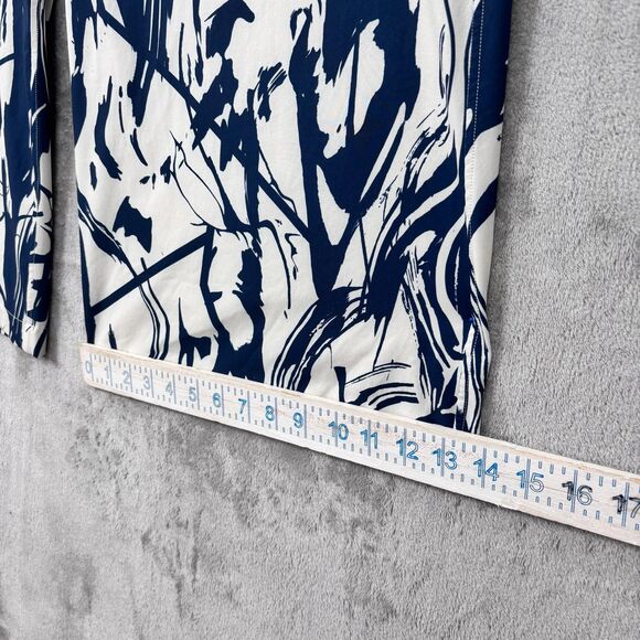 Lululemon Swift Mid-Rise Wide Leg Pant Sz 12 Whimsical Meld Wp Bone Mineral Blue - Picture 7 of 15